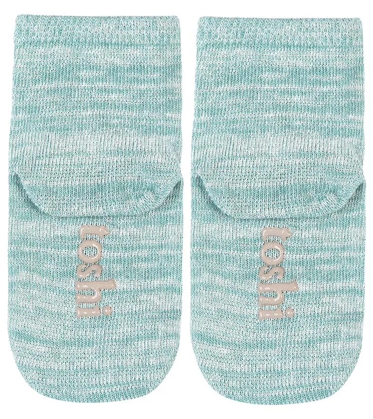 Organic Socks Ankle Marle- Jade
