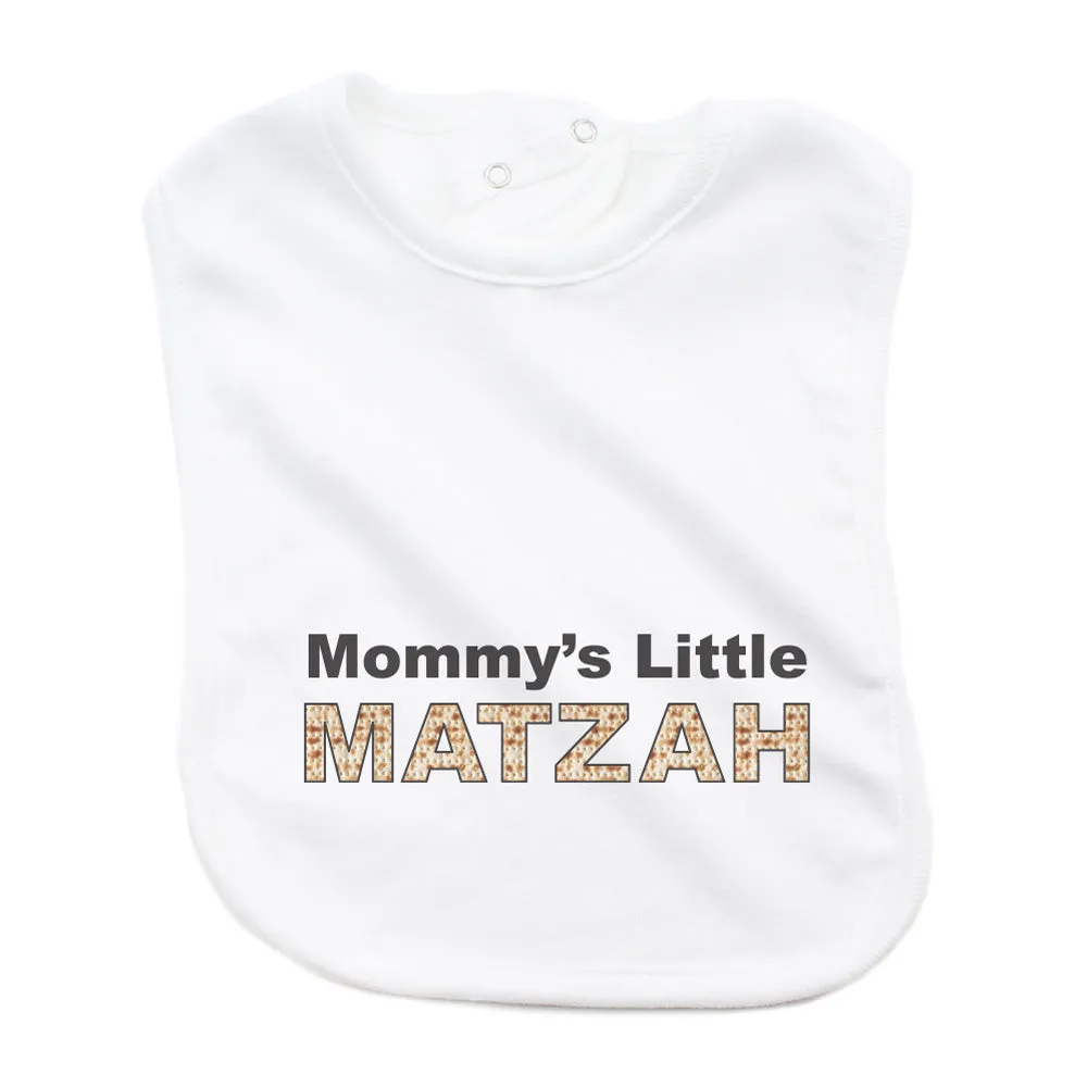 Passover Mommy's Little Matzah Soft Cotton Infant Bib