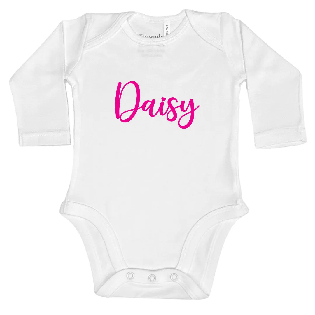 Personalised Bodysuit | Style 5 | 4 Colours