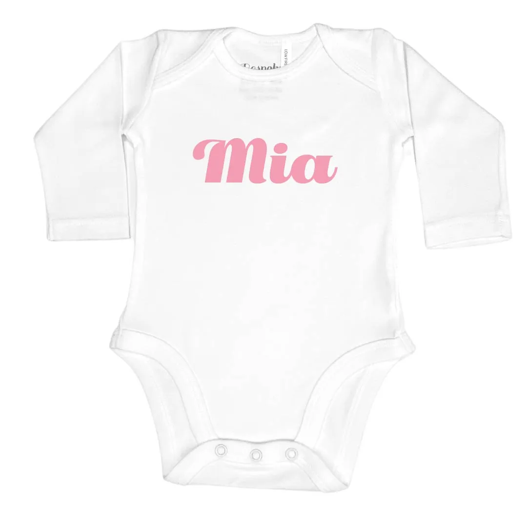 Personalised Bodysuit | Style 7 | 3 Colours