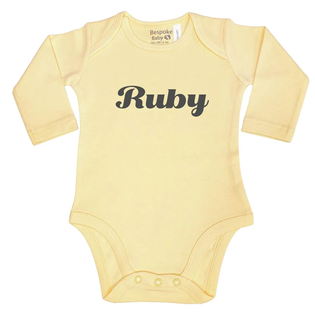 Personalised Bodysuit | Style 7 | 3 Colours