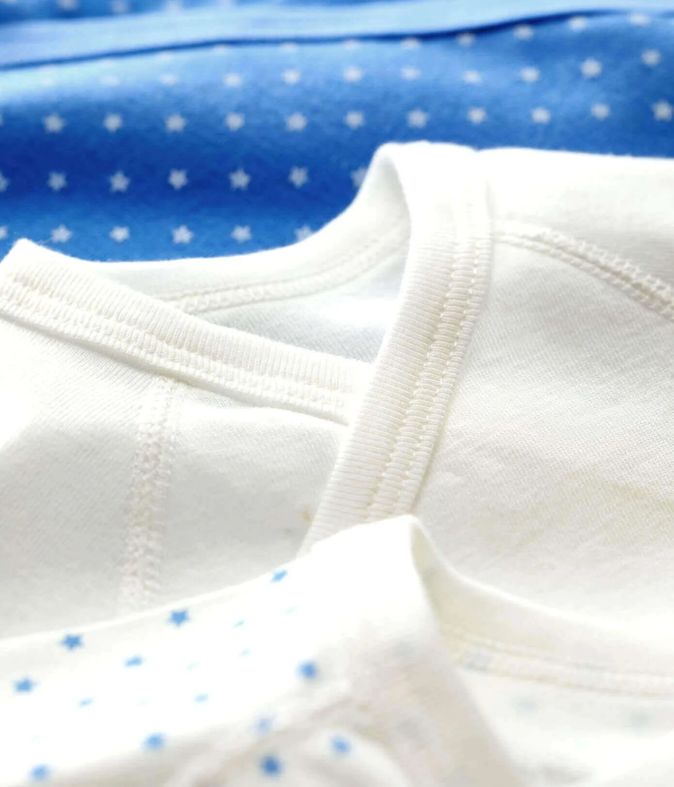 Petit Bateau Baby Boy Star Print Bodysuit 3 Pack