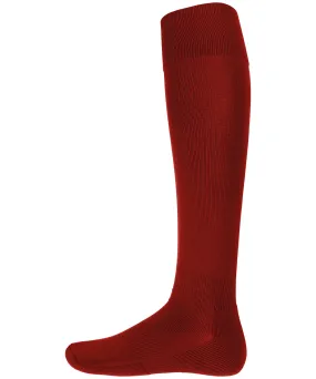 Plain sports socks | Garnet