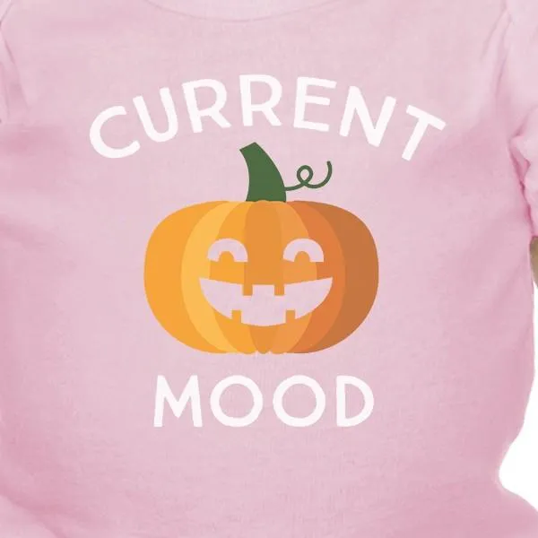Pumpkin Current Mood Baby Pink Bodysuit