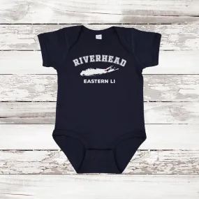 Riverhead Eastern LI Baby Onesie | Classic Colors