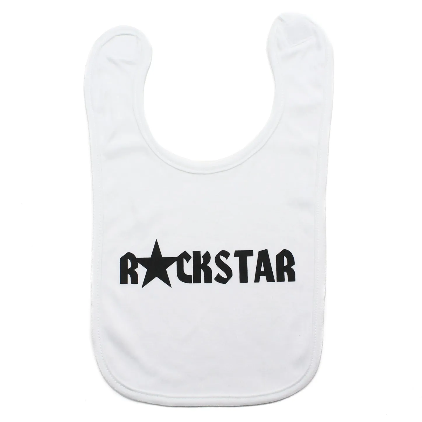 Rockstar Cool Unisex Newborn Baby Soft Cotton Bib