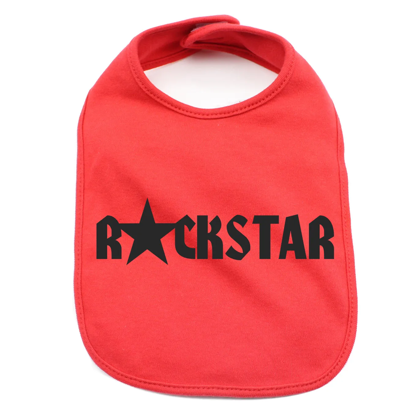 Rockstar Cool Unisex Newborn Baby Soft Cotton Bib