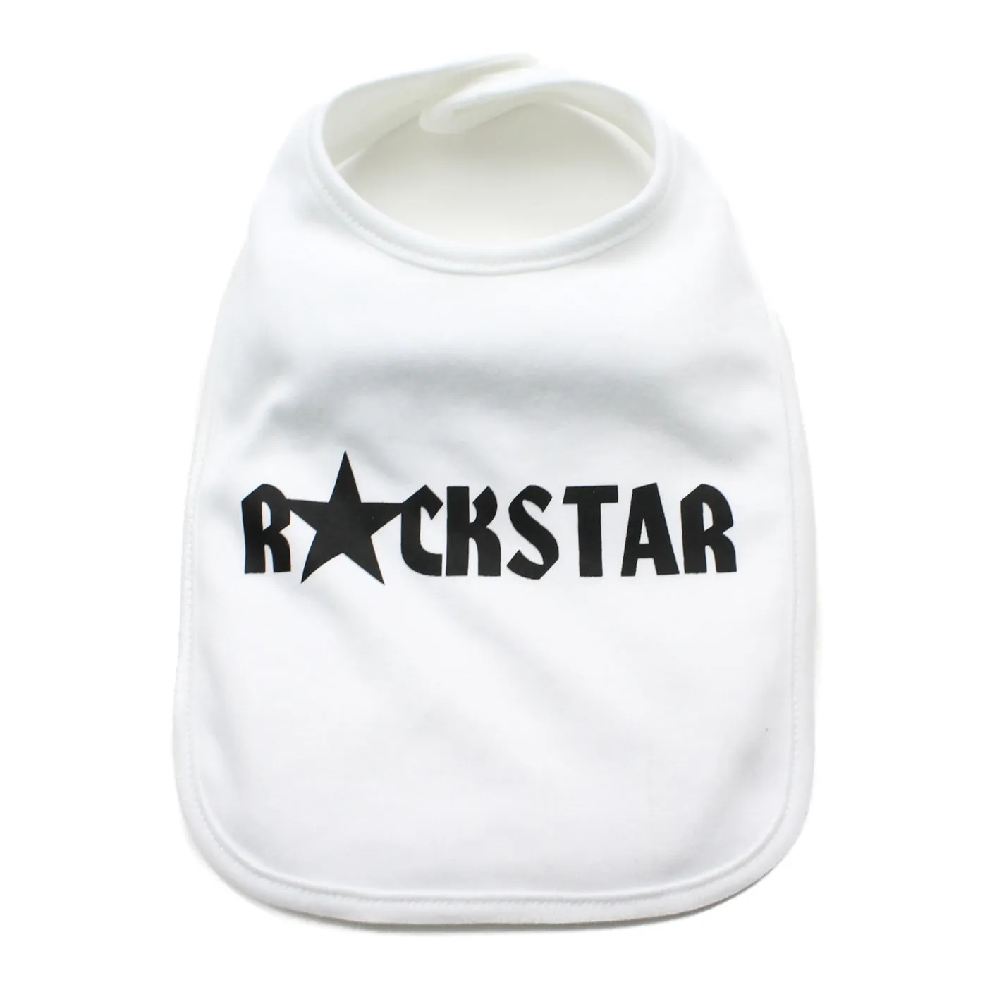 Rockstar Cool Unisex Newborn Baby Soft Cotton Bib