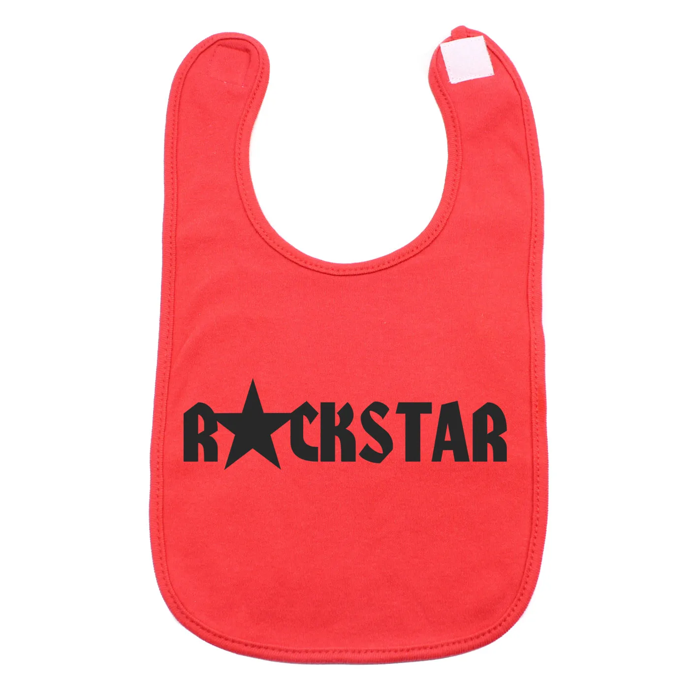 Rockstar Cool Unisex Newborn Baby Soft Cotton Bib