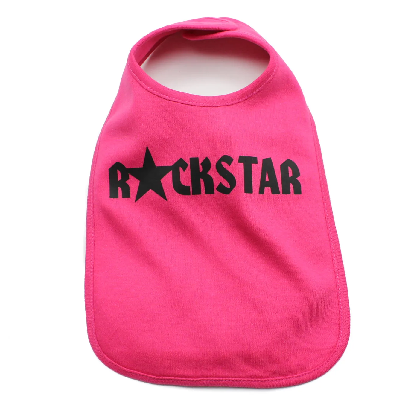 Rockstar Cool Unisex Newborn Baby Soft Cotton Bib