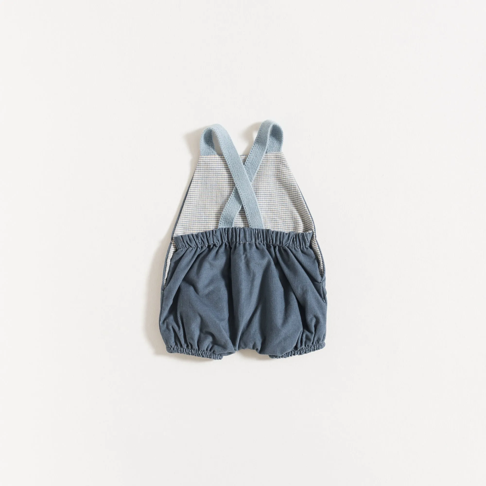 ROMPER / DUCK BLUE CORDUROY