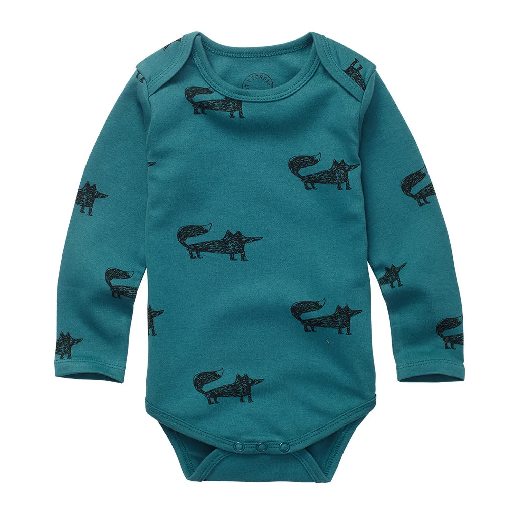 Romper Fox Print