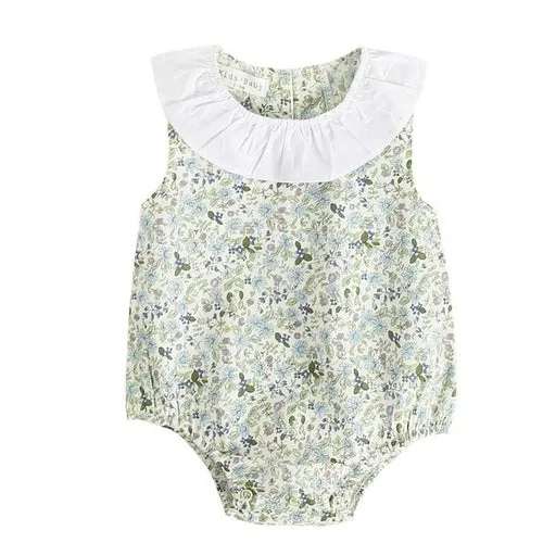 Sanlutoz yaz pamuk bebek Bodysuit yenidoğan sevimli ekose giyim bebek