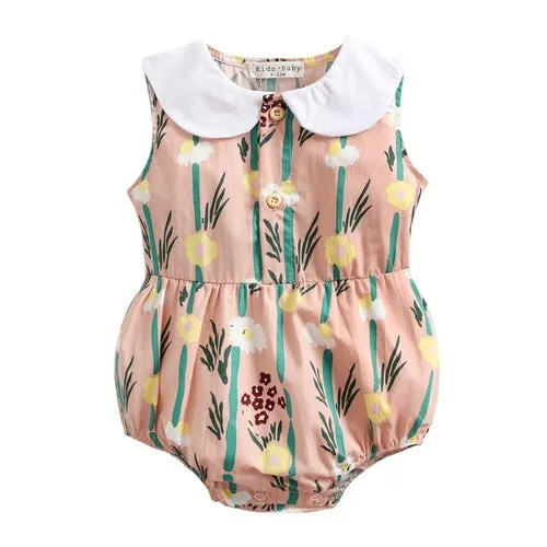 Sanlutoz yaz pamuk bebek Bodysuit yenidoğan sevimli ekose giyim bebek
