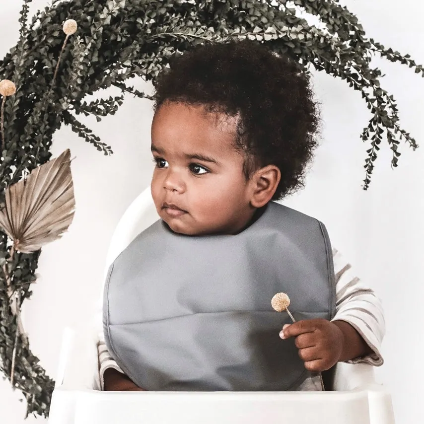 Snuggle Hunny Kids Waterproof Snuggle Bib (Grey)