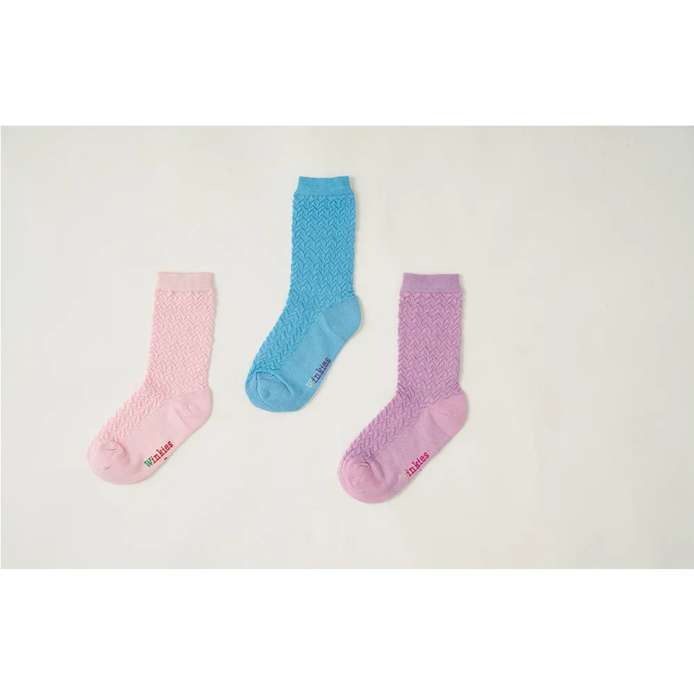 socks Girls plain pack of 3.