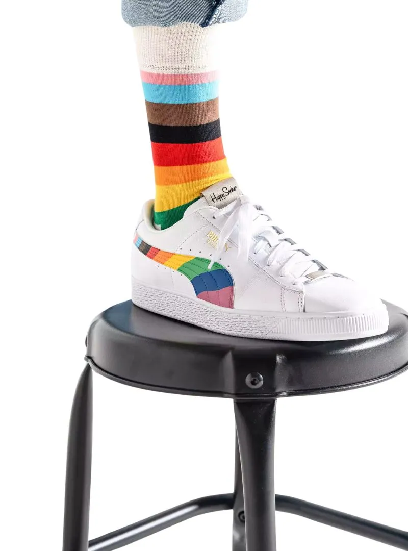 STRIPED PRINT SOCKS
