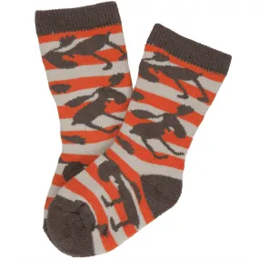 Stripey Moose Infant Socks