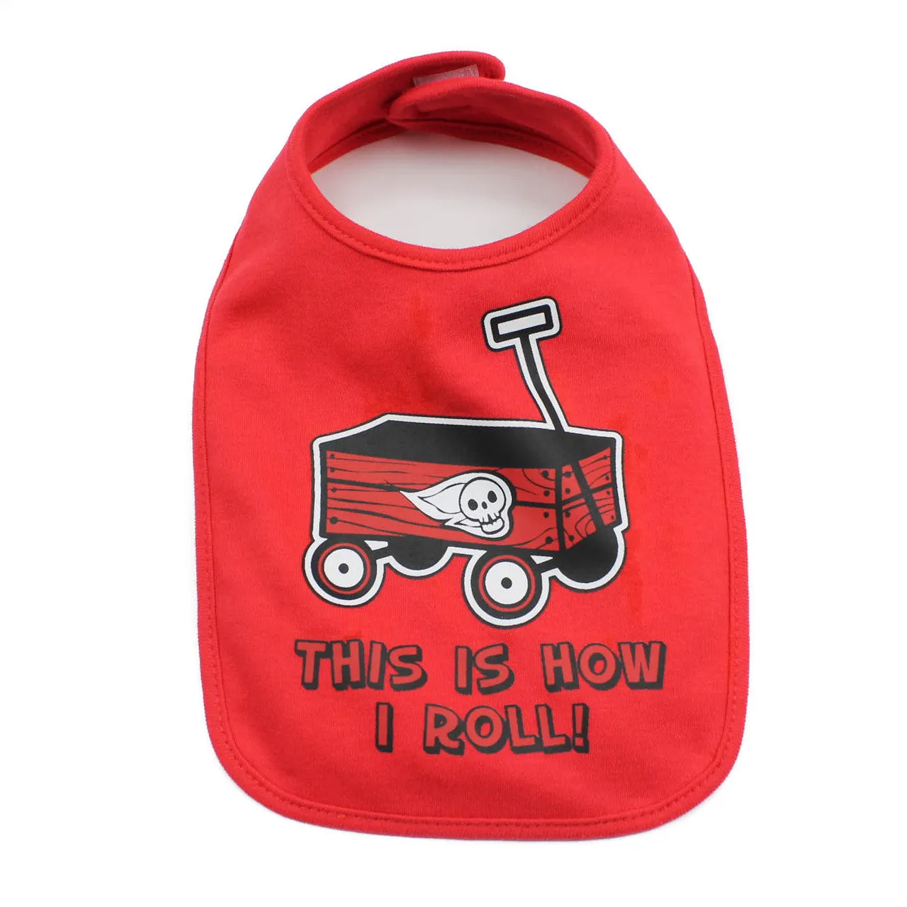 This is How I Roll Skull Unisex Baby Soft Cotton Bib