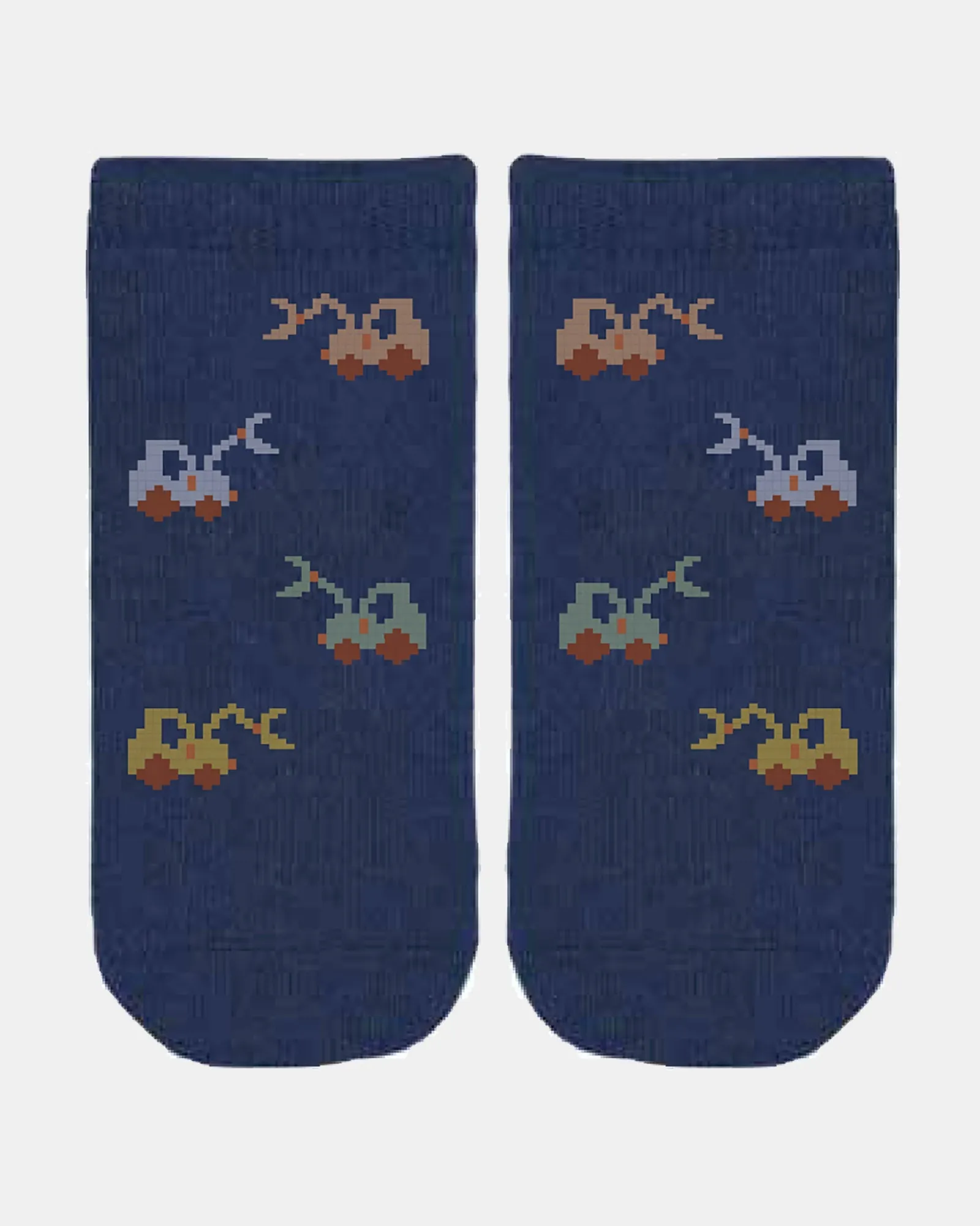 Toshi Organic Baby Socks Jacquard / Earthmover