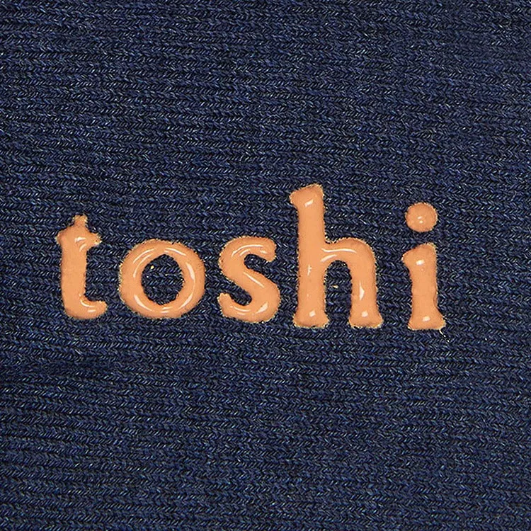 Toshi Organic Baby Socks Jacquard / Earthmover