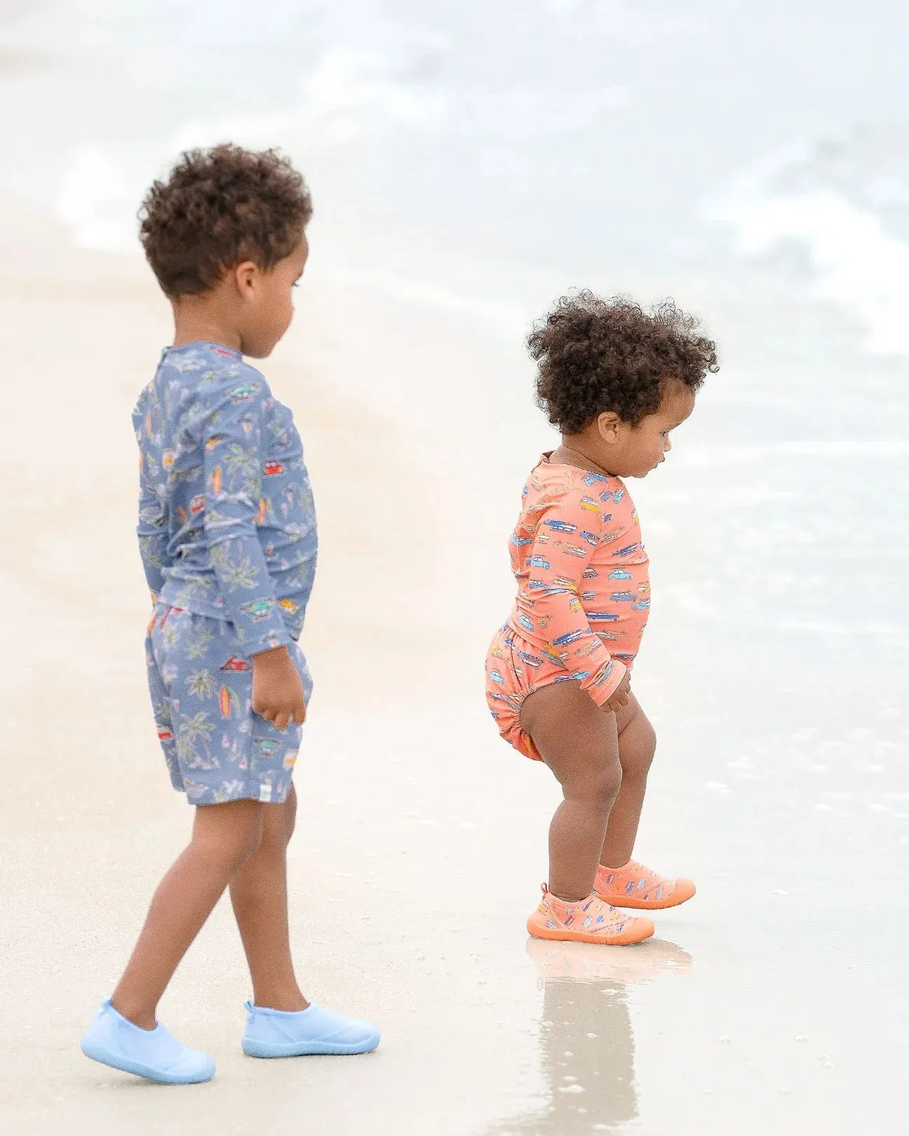 Toshi Swim Reef Booties - Sky