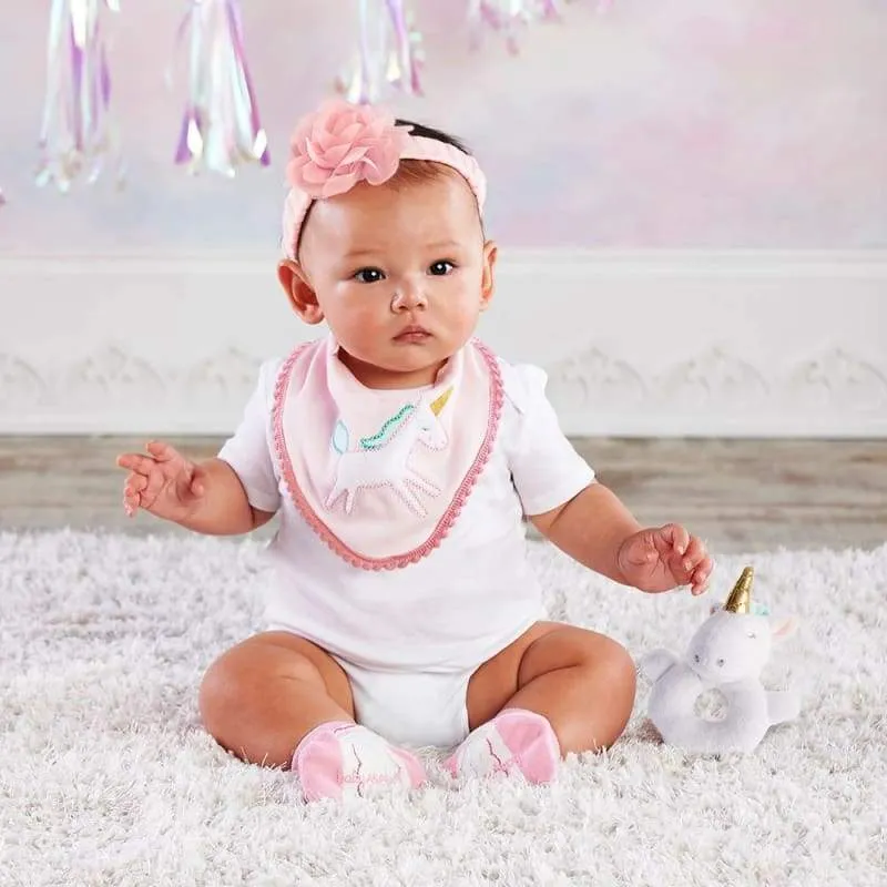 Unicorn Plush Plus Blanket & Simply Enchanted 4-Piece Gift Set