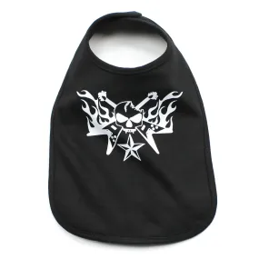 White Guitar Hero Unisex Baby Soft Cotton Bib