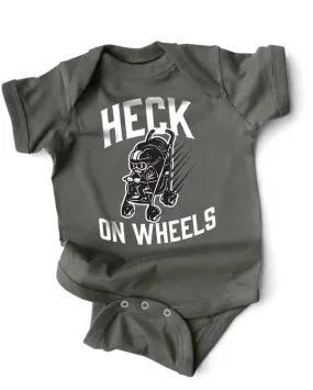 Wry Baby Snap Suit Onesie - Heck on Wheels / 0-6 Months